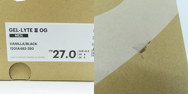 実際に弊社で買取させて頂いたasics/アシックス GEL-LYTE III OG/ゲルライト3 1201A482 /27の画像 9枚目