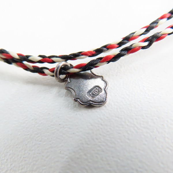 実際に弊社で買取させて頂いたAMP JAPAN/アンプジャパン ホースシュー ブレスレット レッド/ブラック の画像 6枚目