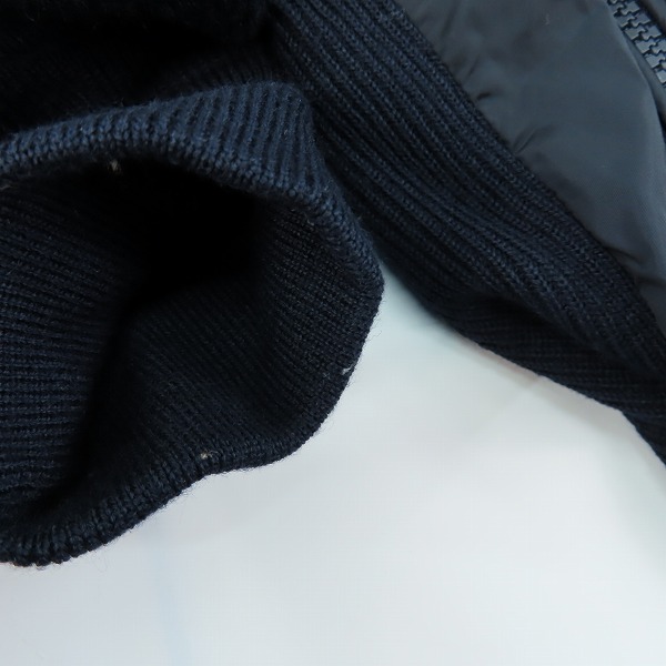 実際に弊社で買取させて頂いたMONCLER/モンクレール MAGLIONE TRICOT CARDIGAN ニット切り替え Lの画像 8枚目