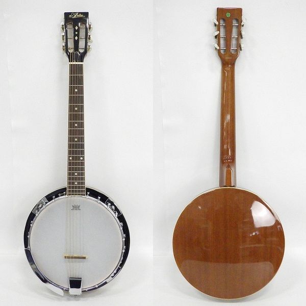 実際に弊社で買取させて頂いた★Aria/アリア SB-10G Guitar Banjo/ギターバンジョー ハードケース付の画像 1枚目