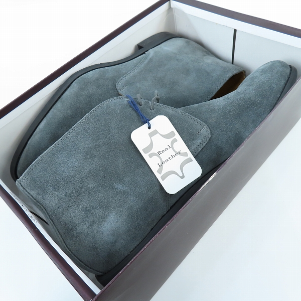 実際に弊社で買取させて頂いた【未使用】BUSINESS EXPERT/ビジネスエキスパート スエード チャッカー ブーツ/27の画像 8枚目