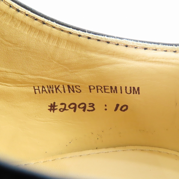 実際に弊社で買取させて頂いたHawkins Premium/ホーキンスプレミアム ビジネスシューズ/GT2993/10の画像 5枚目