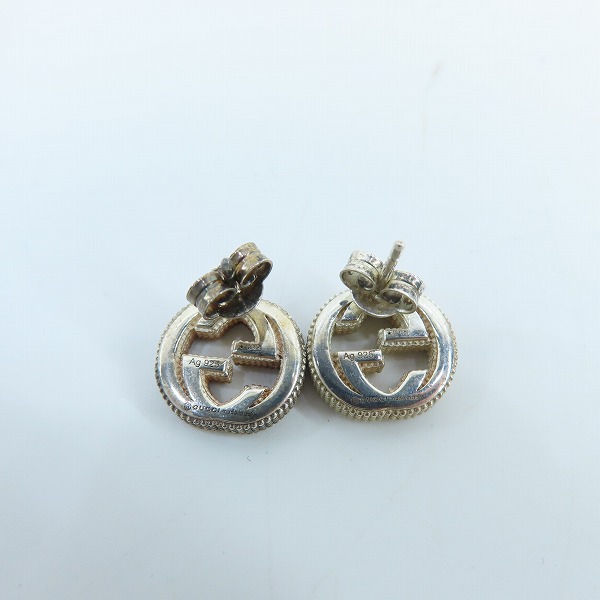 実際に弊社で買取させて頂いたGUCCI/グッチ インターロッキングG ピアス479227 J8400 8106の画像 2枚目