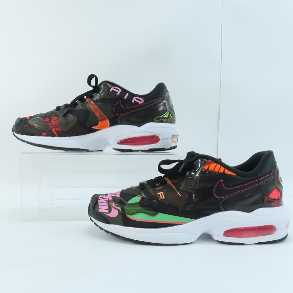 実際に弊社で買取させて頂いたNIKE×ATMOS/ナイキ×アトモス AIR MAX2 LIGHT QS/エアマックス2 ライト クイックストライク CI5590-001/28.5の画像 3枚目