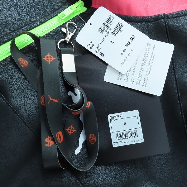 実際に弊社で買取させて頂いた【未使用】PUMA×A$AP ROCKY/プーマ×エイサップ ロッキー リバーシブル PLEATHER JACKET/プレザー ジャケット 632480-01/Mの画像 8枚目