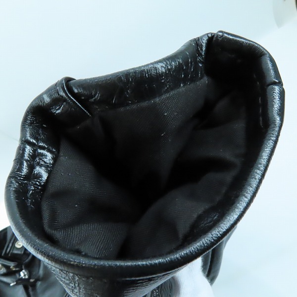 実際に弊社で買取させて頂いたSchott Bros/ショット ブロス 馬革/ホースハイド レザー 内キルティング シングル ライダースジャケット/38の画像 9枚目