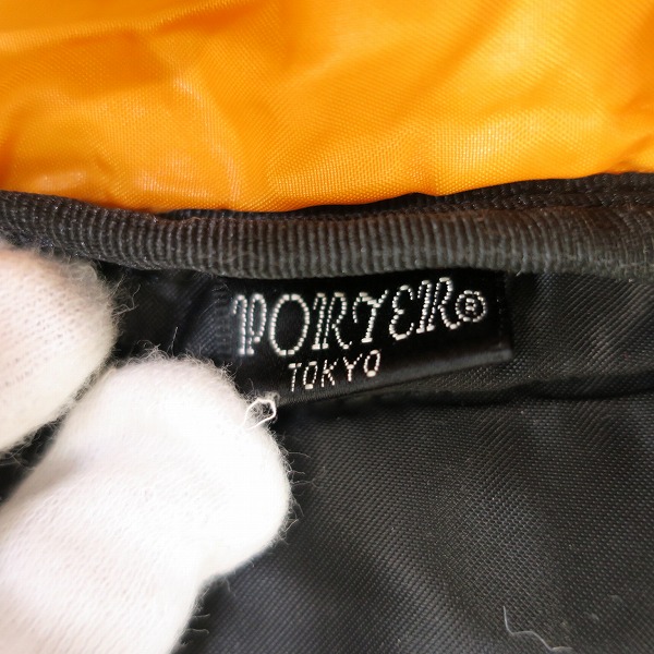 実際に弊社で買取させて頂いた(2)PORTER/ポーター TANKER タンカー WAIST BAG ウエストバッグ ブラックの画像 5枚目