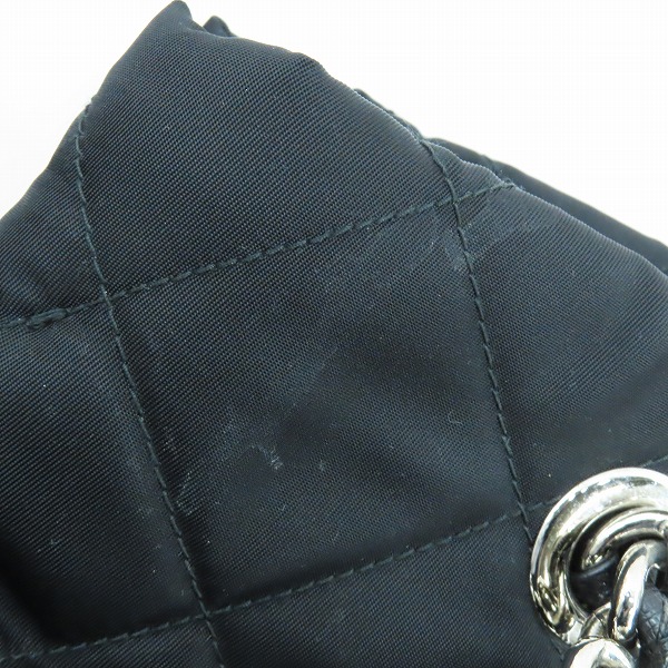 実際に弊社で買取させて頂いたPRADA/プラダ TESSUTO IMPUNTU/チェーンキルティングトートバッグ/ショルダーバッグ 1BG740の画像 6枚目