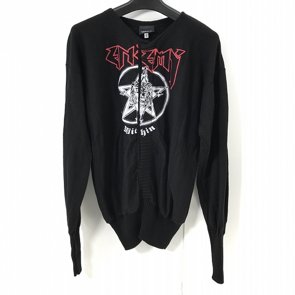 実際に弊社で買取させて頂いたVERSUS VERSACE/ヴェルサスヴェルサーチ ENEMY WITHIN ニットカットソー /38