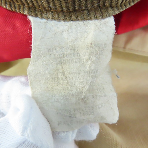 実際に弊社で買取させて頂いたCarhartt/カーハート ダック地 コーデュロイ襟 つなぎ/オールインワン ベージュの画像 3枚目