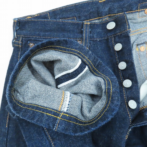 実際に弊社で買取させて頂いたLEVI'S/リーバイス 501XX 復刻1937年モデル 日本製/デニムパンツ 37501-0117/W32 L36の画像 2枚目