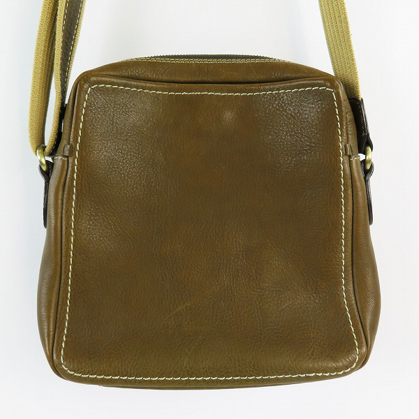 実際に弊社で買取させて頂いた土屋鞄製造所/ツチヤカバン Tone OILNUME/トーンオイルヌメ ジップトップショルダーバッグ ダークグリーン