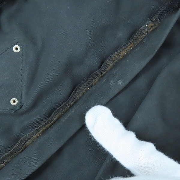 実際に弊社で買取させて頂いたPRADA/プラダ ロゴプレート ナイロン ハンドバッグ ブラックの画像 8枚目