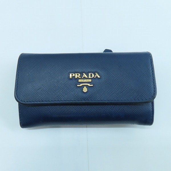 実際に弊社で買取させて頂いたPRADA/プラダ サフィアーノ チェーン付き ミニウォレット 財布 1MC015