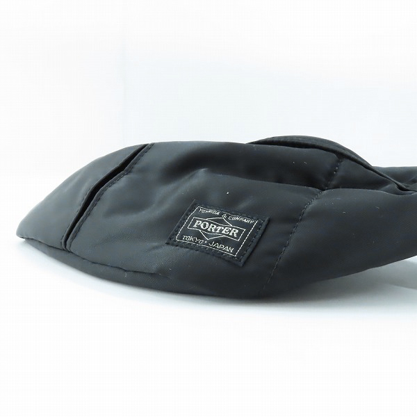 実際に弊社で買取させて頂いた(2)【未使用】PORTER/ポーター TANKER WAIST BAG (S) タンカー ウエストバッグ S ブラック/622-06629の画像 2枚目