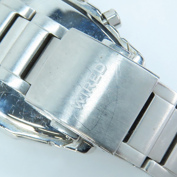 実際に弊社で買取させて頂いたSEIKO/セイコー WIRED ワイアード APOLLO/アポロ ソーラー クロノグラフ 腕時計 AGAD063 V176-0AJ0の画像 6枚目