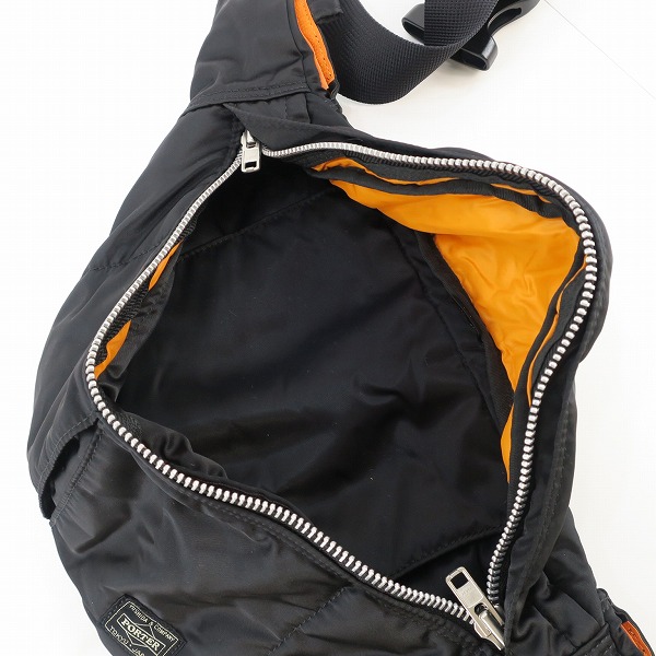 実際に弊社で買取させて頂いた(2)PORTER/ポーター TANKER タンカー WAIST BAG ウエストバッグ ブラックの画像 3枚目