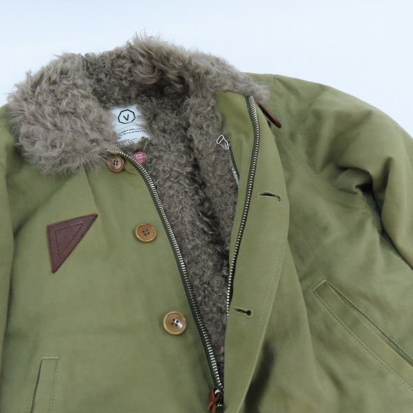 実際に弊社で買取させて頂いたvisvim/ビズビム DECKHAND JACKET/ラムファー デッキジャケット WINDSTOPPER  Mの画像 5枚目