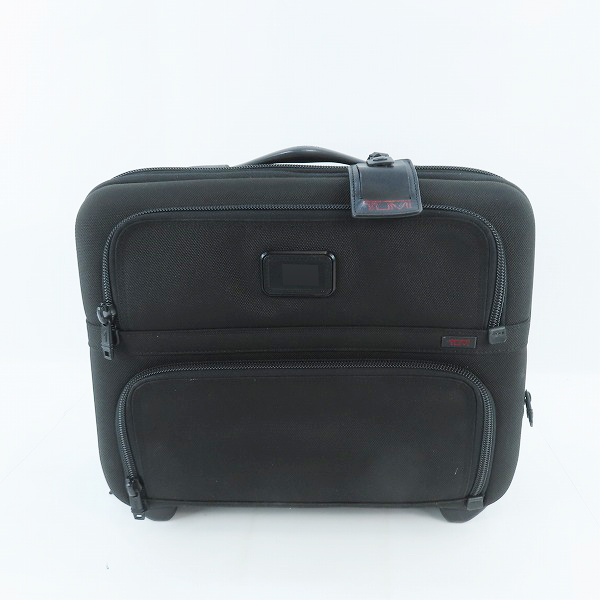 実際に弊社で買取させて頂いたTUMI/トゥミ ALPHA 2輪 コンパクトブリーフケース/キャリーケース ブラック 26124DH