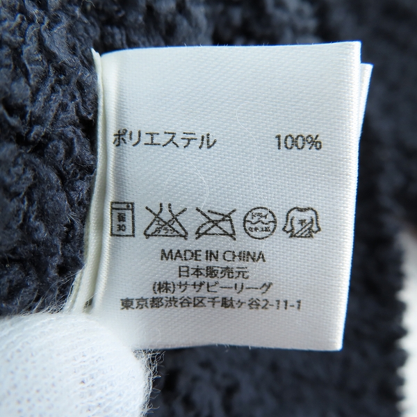 実際に弊社で買取させて頂いたBAREFOOT DREAMS × RHC Ron Herman/ベアフットドリームズ×ロンハーマン ボア ジップアップパーカー Sの画像 3枚目