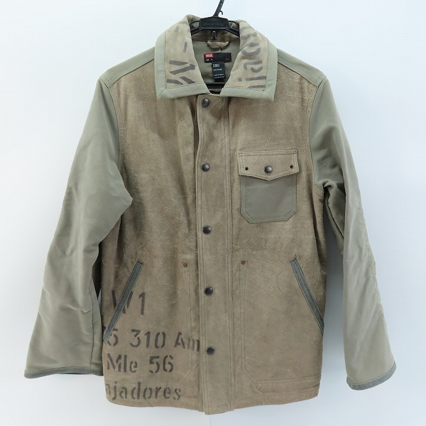 実際に弊社で買取させて頂いた【JPタグ】DIESEL/ディーゼル ステンシル レザー ジャケット M