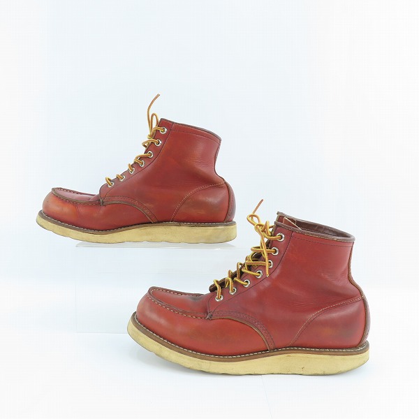 実際に弊社で買取させて頂いたRED WING/レッドウィング 半円犬タグ アイリュッシュセッターブーツ 875/7Eの画像 3枚目