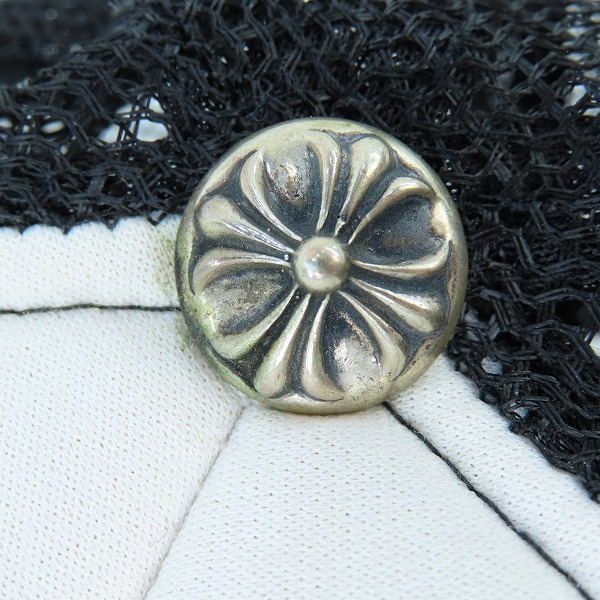 実際に弊社で買取させて頂いたCHROME HEARTS/クロムハーツ CHクロスボタン トラッカーキャップの画像 6枚目