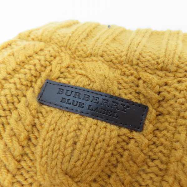 実際に弊社で買取させて頂いたBURBERRY LONDON BLUE LABEL/バーバリーロンドン ブルーレーベル 二ット ケーブル編みカーディガン/E1N33-270-60/38の画像 5枚目