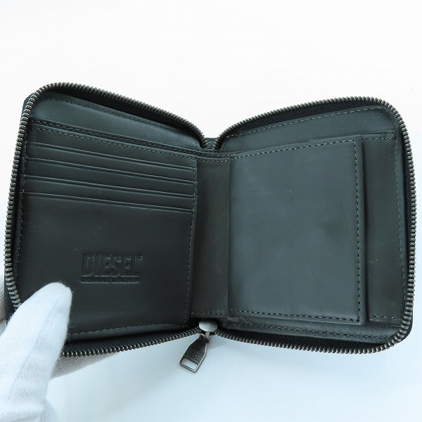 実際に弊社で買取させて頂いたDIESEL/ディーゼル ラウンドファスナー二つ折り財布の画像 3枚目