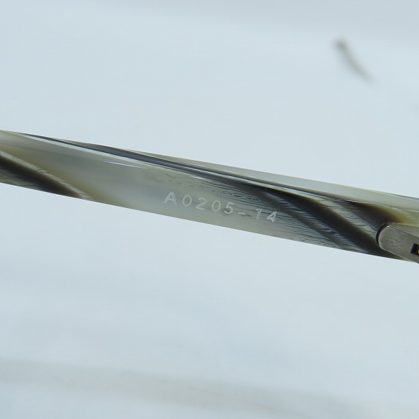 実際に弊社で買取させて頂いたalain mikli/アランミクリ メガネフレーム/アイウェア A0205-14の画像 3枚目