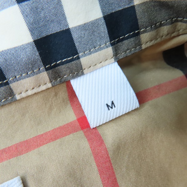 実際に弊社で買取させて頂いたBURBERRY LONDON ENGLAND/バーバリーロンドンイングランド チェックシャツ 8020863/Mの画像 3枚目