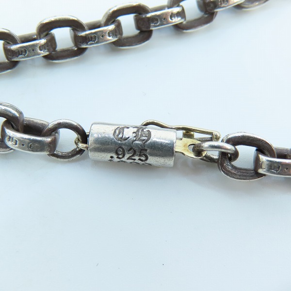 実際に弊社で買取させて頂いたCHROME HEARTS/クロムハーツ PAPER CHAIN 18/ペーパーチェーン 18インチの画像 1枚目