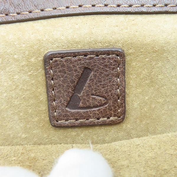 実際に弊社で買取させて頂いた土屋鞄製造所/ツチヤカバン トーンオイルヌメ ショルダーバッグ ダークブラウンの画像 4枚目