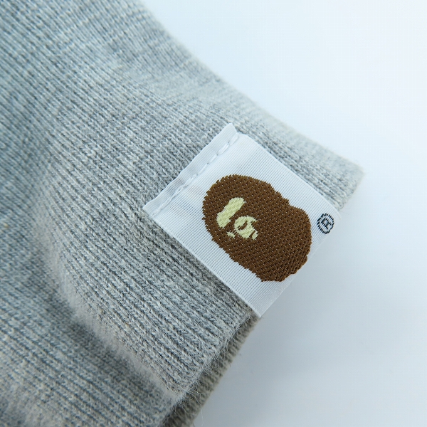 実際に弊社で買取させて頂いたA BATHING APE/アベイシングエイプ APE SHALL NEVER KILL APE スウェット グレー/Lの画像 9枚目
