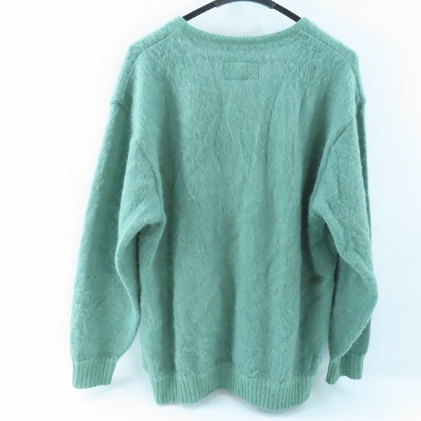 実際に弊社で買取させて頂いたWACKO MARIA/ワコマリア GUILTY PARTIES モヘア ウール カーディガン グリーン/XLの画像 1枚目