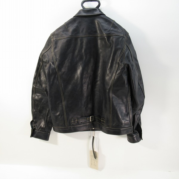 実際に弊社で買取させて頂いたISAMU KATAYAMA BACKLASH×FULLCOUNT/バックラッシュ×フルカウント 21AW Leather Jacket レザージャケット FL-1970-01/44の画像 1枚目