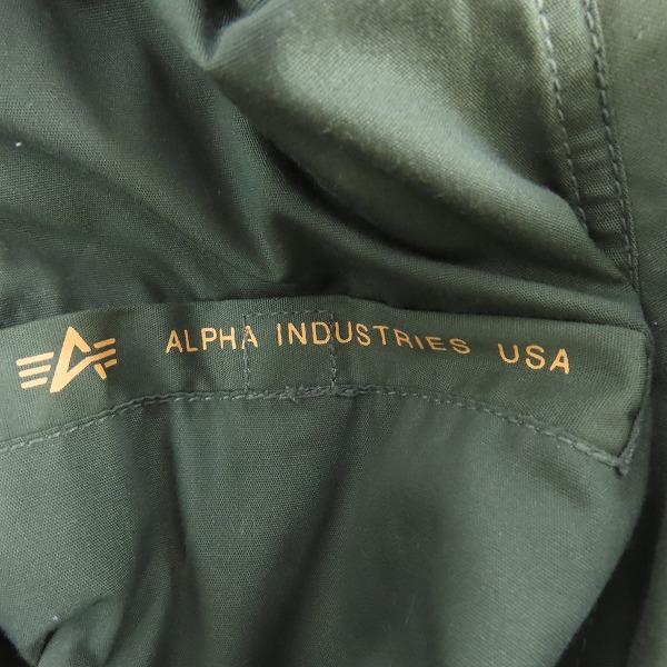 実際に弊社で買取させて頂いたALPHA INDUSTRIES/アルファ インダストリーズ M-65 フィールドジャケット 2053-021 XLの画像 3枚目