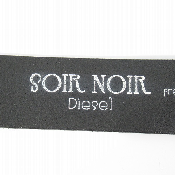 実際に弊社で買取させて頂いたDIESEL/ディーゼル SOIR NOIR  バックル ベルト 95/38の画像 4枚目