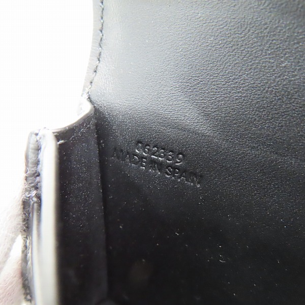 実際に弊社で買取させて頂いたLOEWE/ロエベ ソフトグレインカーフスキン ビジネスカードホルダーの画像 7枚目