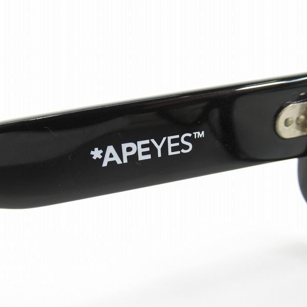 実際に弊社で買取させて頂いたA BATHING APE/ア ベイシング エイプ BAPEYES KUDO 度入り メガネ/アイウェアの画像 4枚目