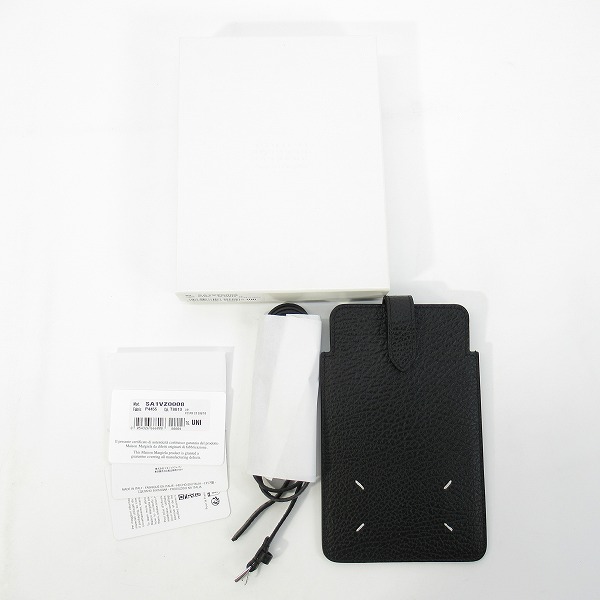 実際に弊社で買取させて頂いたMaison Martin Margiela/メゾンマルジェラ レチクラ スマートフォンポーチ SA1VZ0008の画像 6枚目