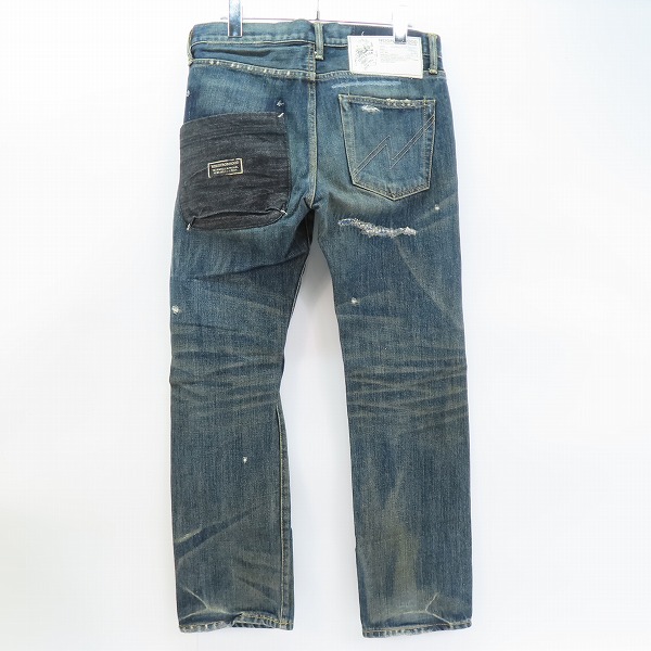 実際に弊社で買取させて頂いたNEIGHBORHOOD/ネイバーフッド Narrow Straight 11EX LEVEL-4 デニムパンツ /111DCNH-PTM14 Sの画像 1枚目