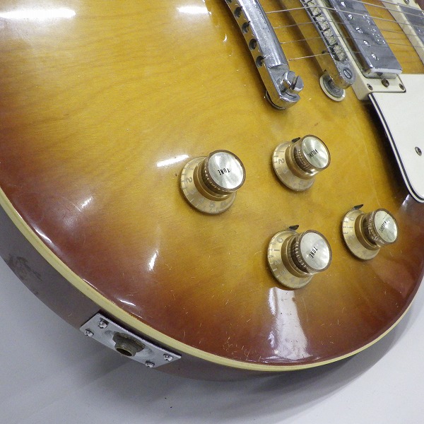 実際に弊社で買取させて頂いた★【難有り】Greco/グレコ レスポールスタンダードType ワッカロゴ ボルトンネック エレキギター ハードケース付の画像 6枚目