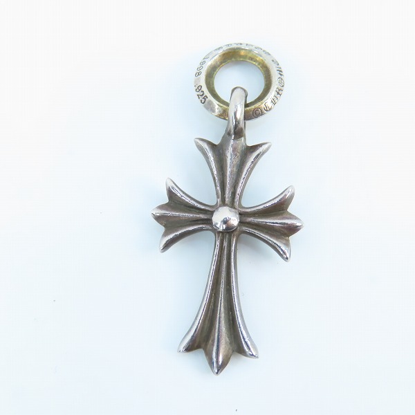 実際に弊社で買取させて頂いたCHROME HEARTS/クロムハーツ タイニーCHクロスチャームの画像 1枚目