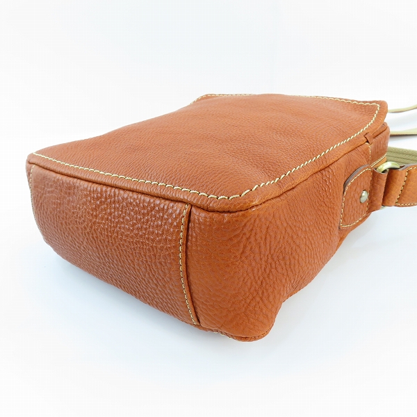 実際に弊社で買取させて頂いた土屋鞄製造所/ツチヤカバン Tone OILNUME/トーンオイルヌメ ジップトップショルダーバッグの画像 2枚目