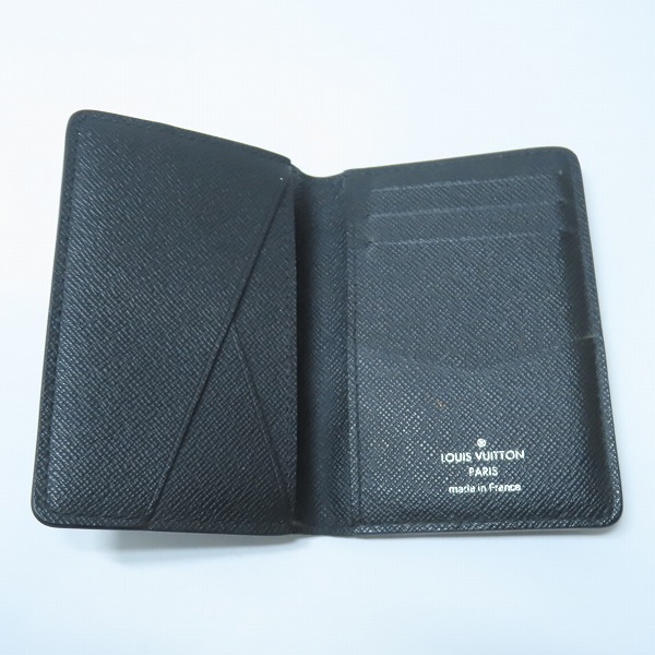 実際に弊社で買取させて頂いたLOUIS VUITTON/ルイ ヴィトン モノグラムエクリプス オーガナイザードゥポッシュ 二つ折りカードケース M61696の画像 3枚目