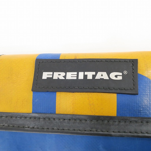実際に弊社で買取させて頂いたFREITAG/フライターグ メッセンジャーバッグ/ショルダーバッグ ブルー/イエローの画像 4枚目