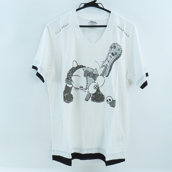 実際に弊社で買取させて頂いたRoen×SANRIO/ロエン×サンリオ クラッシュハローキティ スタッズ Tシャツ 75047801 /48