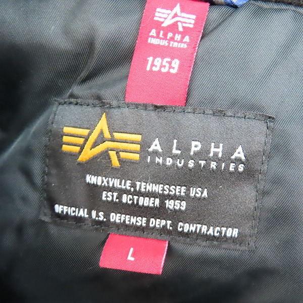 実際に弊社で買取させて頂いたALPHA INDUSTRIES×junhashimoto/アルファ×ジュンハシモト SHAWL COLLAR N3-B フライトジャケット 1011920018/4の画像 2枚目