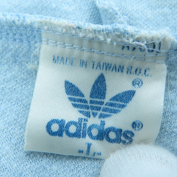 実際に弊社で買取させて頂いたadidas/アディダス ヴィンテージ 台湾製 プルオーバーパーカー Lの画像 2枚目